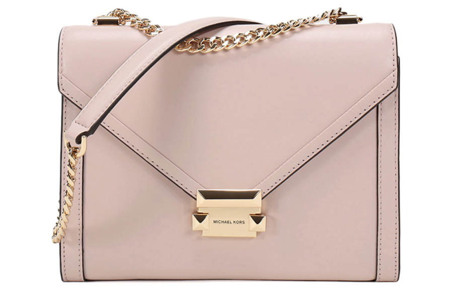 MICHAEL KORS Luggage Collection Cow Leather Crossbody Bag Women's Light Pink