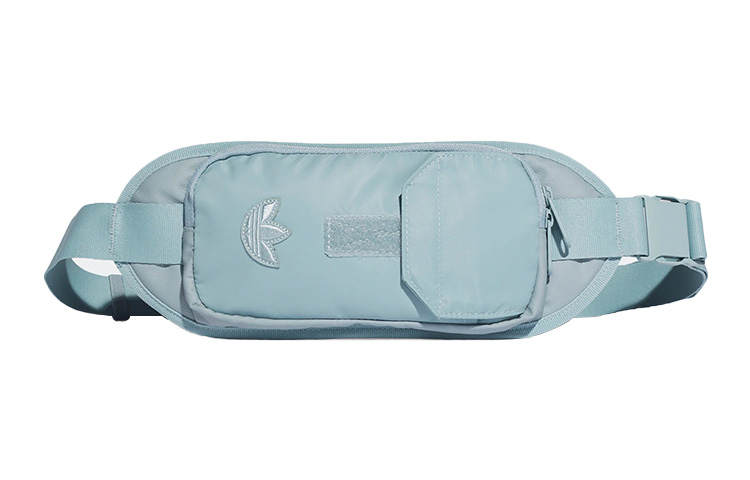 Adidas Originals Polyamide Sling Bag, Crossbody Bag, Fanny Pack Unisex Solid Color, Mint Green