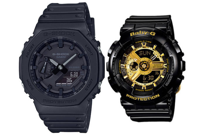 CASIO CASIO Unisex Pair Table Series Black Watch