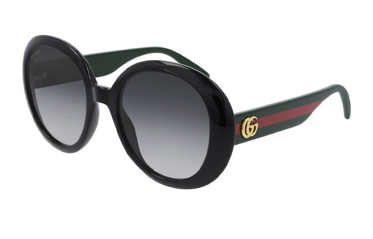 GUCCI GUCCI Web Round Sunglasses Women's