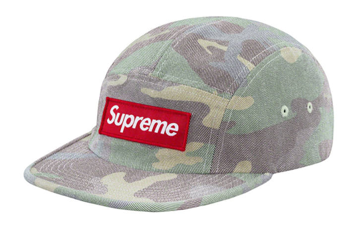 Supreme Supreme Washed Out Camo Camp Cap
