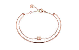 HMZ Titanium Steel Bracelets Women's Rose Gold