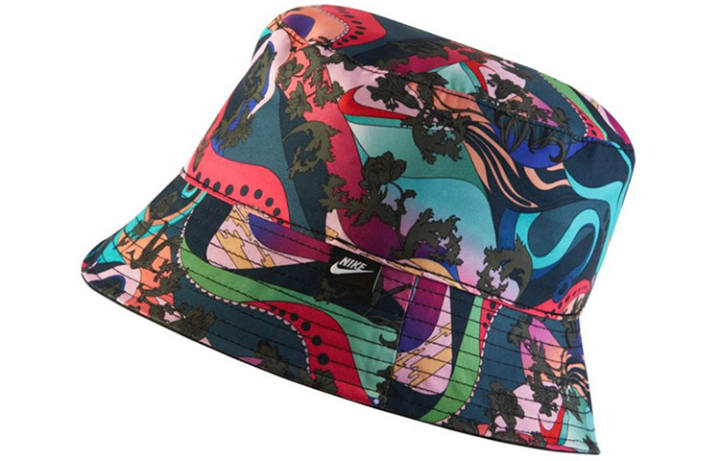 Nike Nike Sportswear Polyester Bucket Hats Unisex Multicolor/Black