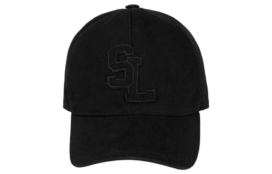 SAINT LAURENT Women's Sl Cotton Canvas Baseball Cap