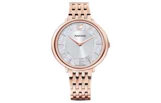 Swarovski CRYSTALLINE Wrist Watches Quartz Movement Metal Strap Silver Dial Women's Watch