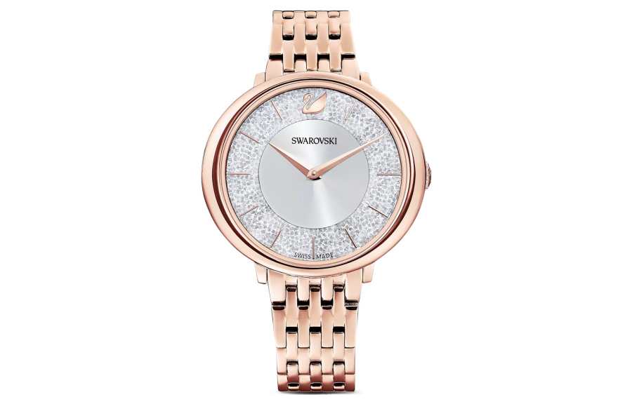 Swarovski CRYSTALLINE Wrist Watches Quartz Movement Metal Strap Silver Dial Women's Watch