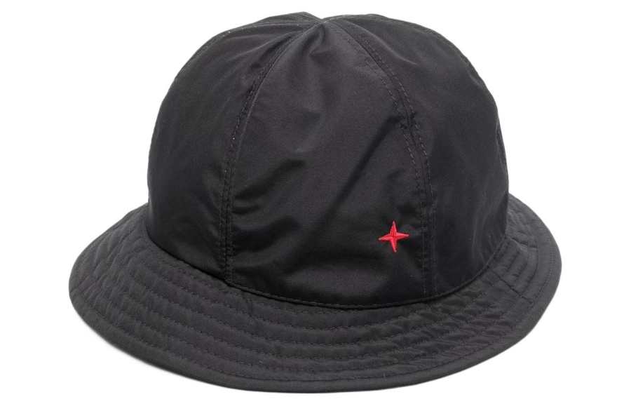 STONE ISLAND Bucket Hats Unisex Black