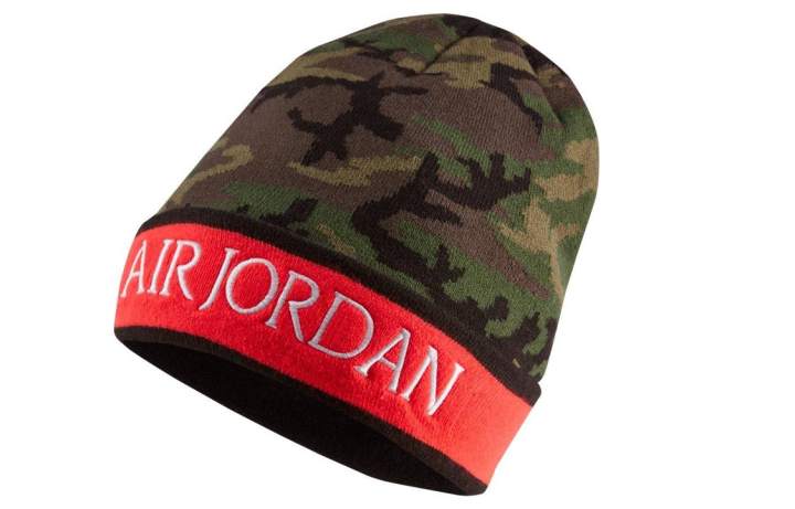 Jordan Jordan Beanies Unisex Army Green/Neon Orange