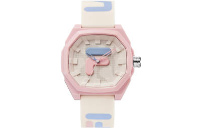 FILA 6105 Collection Wrist Watches Quartz Movement Silicone Strap White Dial Unisex