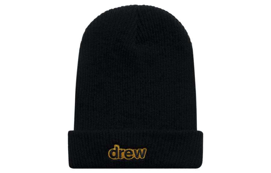 Drew House Acrylic Beanies Unisex Black