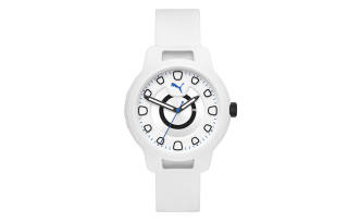 PUMA Wrist Watches Quartz Movement Silicone Strap White Dial Men's Watches