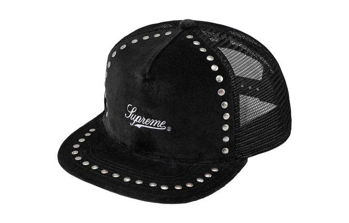 Supreme Supreme Studded Velvet Mesh Back 5 Panel