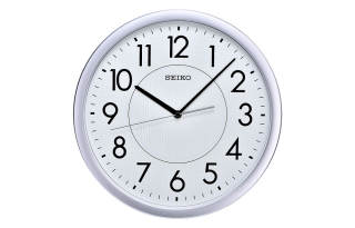 SEIKO Quartz Movement Polyester Plastic Shell Wall Clock Unisex White QXA629S