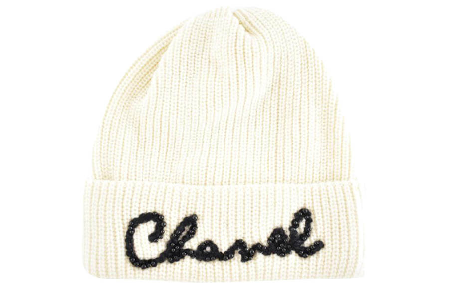 CHANEL CHANEL Cashmere Beanies Women's White