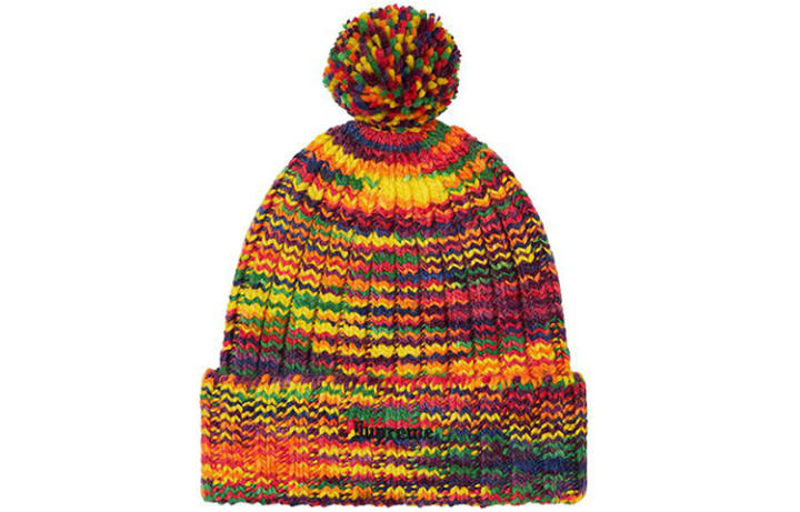 Supreme Supreme Acrylic Beanies Unisex Multicolor/Black Gray
