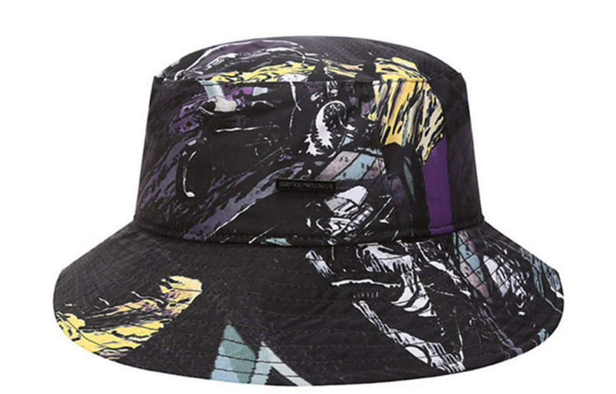 EMPORIO ARMANI Bucket Hats Men's Black