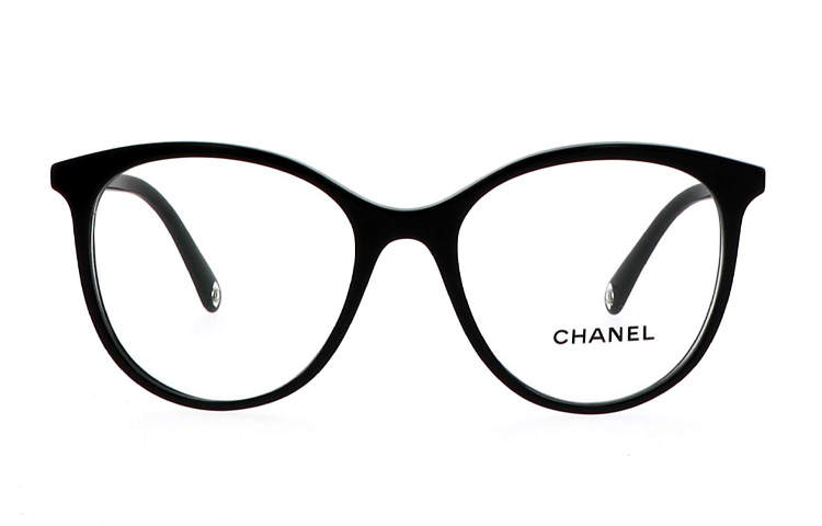 CHANEL CHANEL Oval Eyeglass Frames Unisex