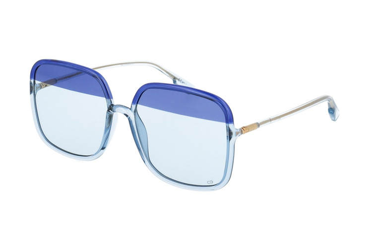 DIOR DIOR Square Sunglasses Unisex Blue