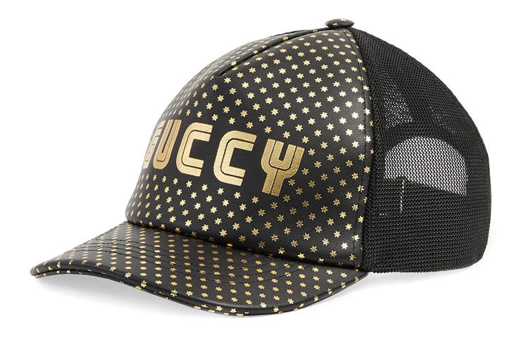 GUCCI GUCCI Leather Baseball Caps Unisex