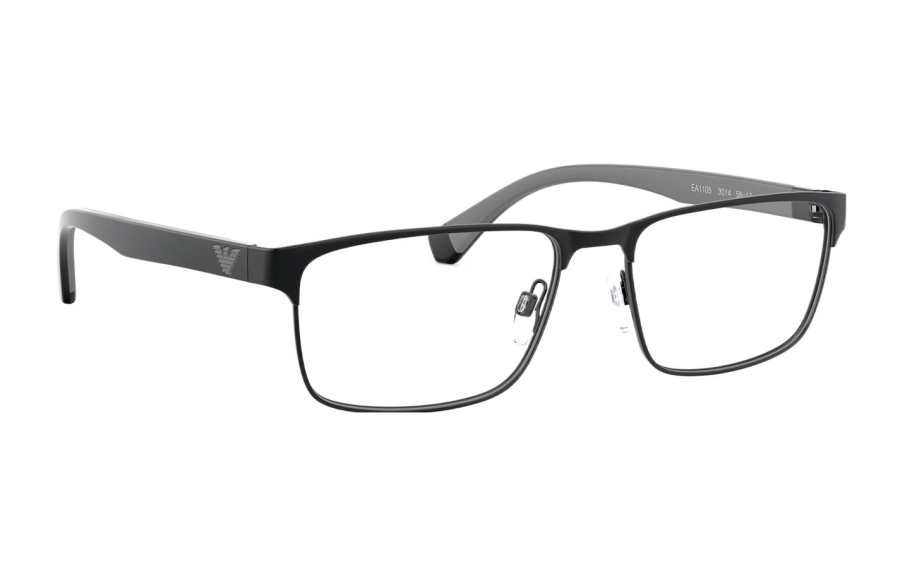 EMPORIO ARMANI Rectangular Prescription Glasses Unisex