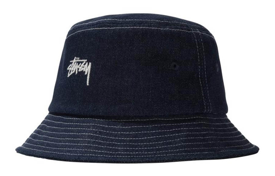 Stussy Bucket Hats Unisex Marine Blue