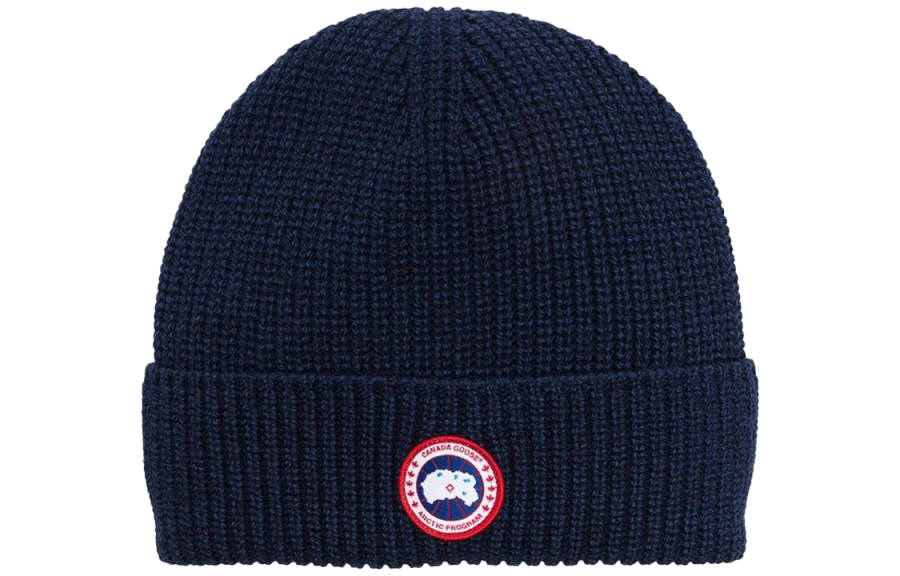 Canada Goose Canada Goose Logo Patch Knitted Beanie