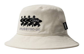 Stussy X Comme Des Garçons Canvas Bucket Hat