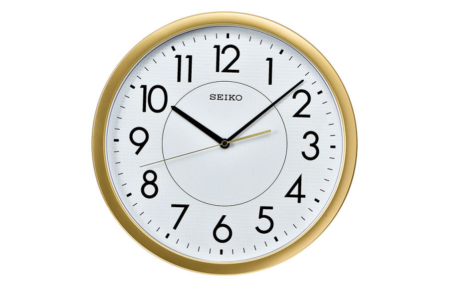 SEIKO SEIKO Quartz Movement Polyester Plastic Shell Wall Clock Unisex White QXA629G