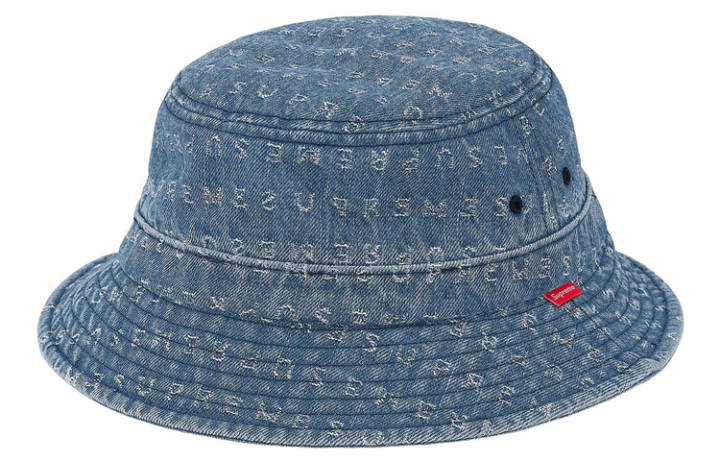 Supreme Supreme 100% Cotton Bucket Hats Unisex Pink/Black/Denim Blue