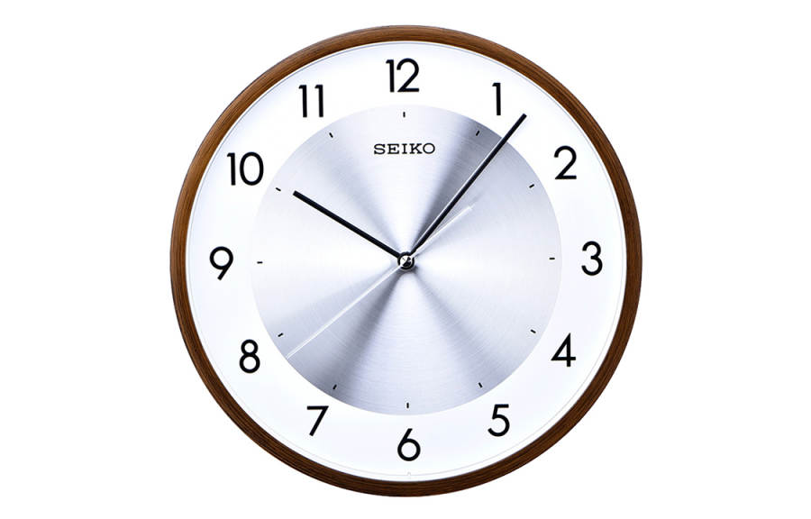 SEIKO SEIKO Quartz Movement Polyester Plastic Shell Wall Clock Unisex White QXA615B