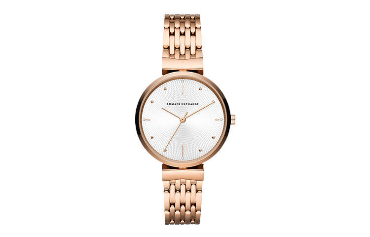 ARMANI EXCHANGE ARMANI EXCHANGEAE Wrist Watches Quartz Movement Stainless Steel Strap White Dial Women's Watch
