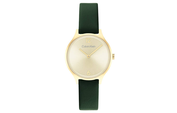 CALVIN KLEIN Wrist Watches Quartz Movement 28mm*20mm Gold Dial Women's Watch