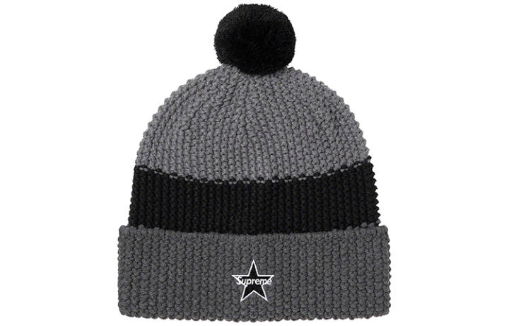 Supreme Supreme Acrylic Beanies Unisex Black Gray/Khaki/Sapphire/Pink