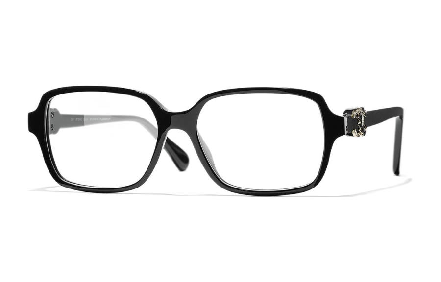 CHANEL CHANEL Prescription Glasses Unisex Black