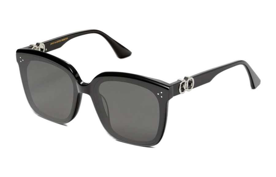 GENTLE MONSTER Plate Frame Square Sunglasses Unisex Black