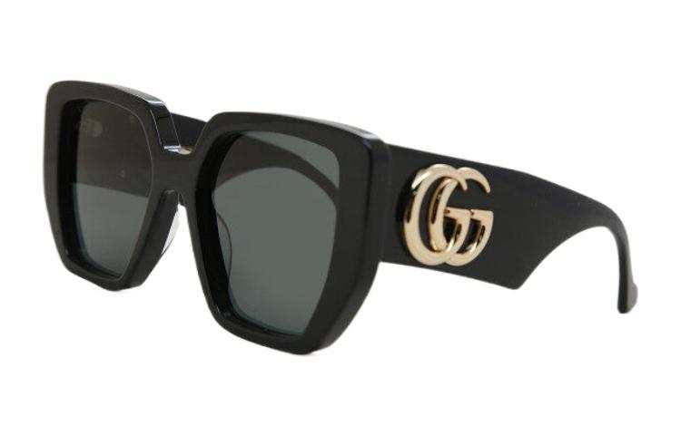 GUCCI Double G oversized-frame sunglasses