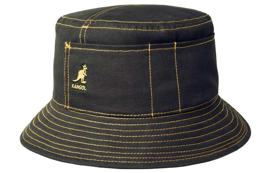 KANGOL Bucket Hats Unisex Black