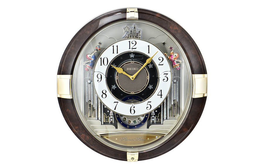 SEIKO Quartz Movement Wall Clock Unisex Gold QXM333B