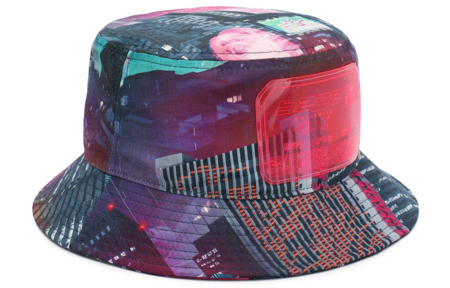A BATHING APE Bape Neon Tokyo Bucket Hat