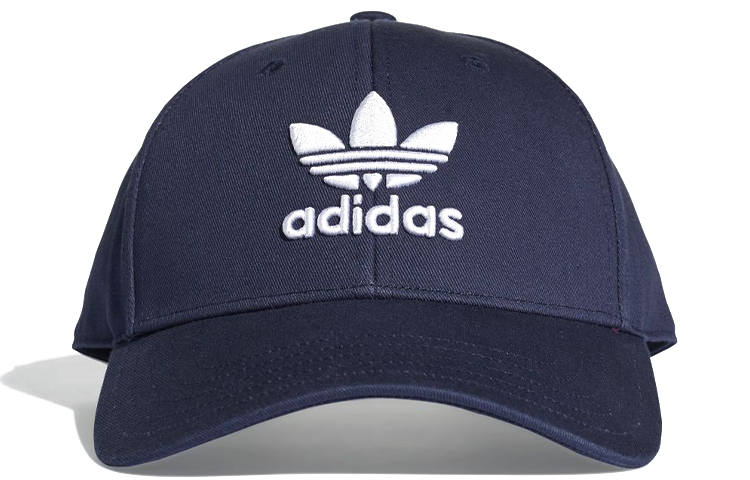 Adidas Originals Cotton Baseball Caps Unisex Navy Blue