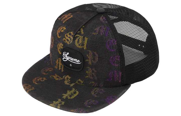 Supreme Supreme Gradient Jacquard Denim Mesh Back 5 Panel