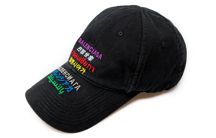 Balenciaga Balenciaga Languages Baseball Cap