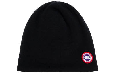 Canada Goose Logo Patch Knitted Beanie