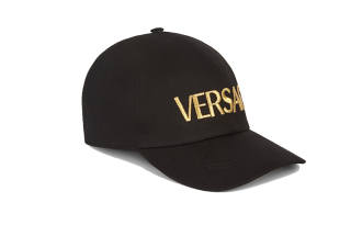 VERSACE Logo Embroidered Baseball Cap