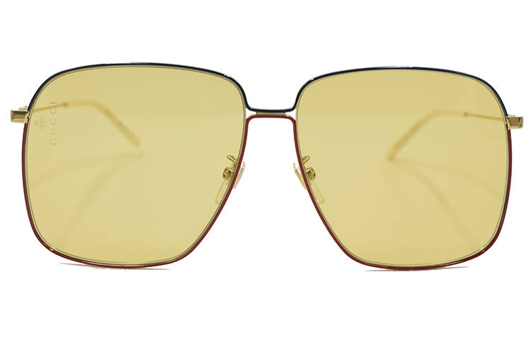 GUCCI GUCCI Web Square Sunglasses Women's