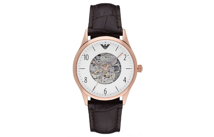 EMPORIO ARMANI Wrist Watches Automatic Mechanical Movement White Dial Men's Watches