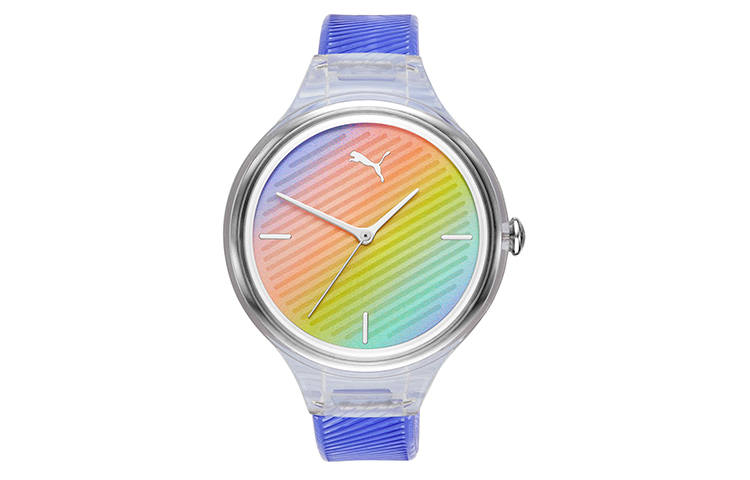 PUMA Wrist Watches Quartz Movement Rubber Strap 36mm 40mm Multicolor Watch Dial Women's Watch P1025
