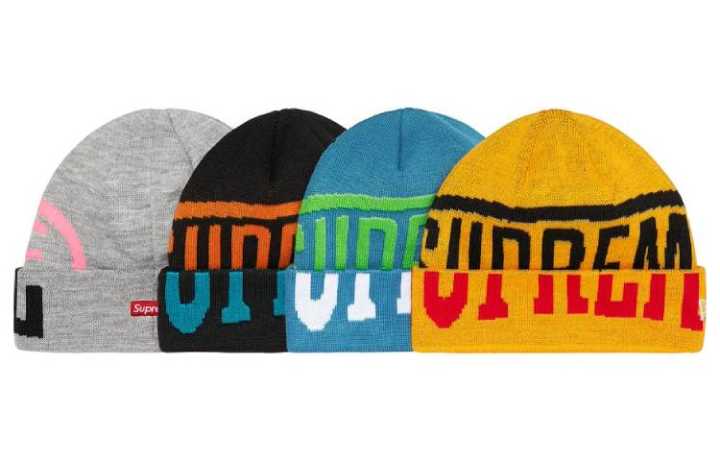 Supreme Supreme New Era 2 Tone Logo Beanie