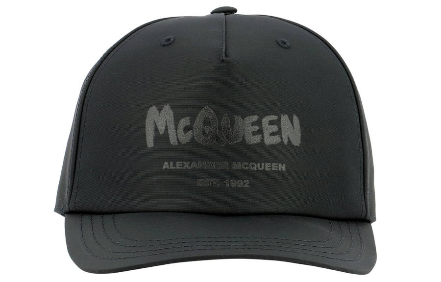 Alexander McQueen Alexander McQueen Logo Printed Baseball Cap
