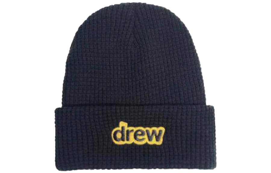 Drew House Acrylic Beanies Unisex Black